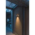 SLV LED Outdoor Wandleuchte RASCALI WL, 8W 3000K 330lm, IP54, Anthrazit