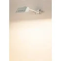 SLV Outdoor LED Displayleuchte TODAY PRO, IP65 IK02, 230V, 29W 4000K 2800lm 140°, Kopf drehbar + neigbar 90°, schaltbar, weiß