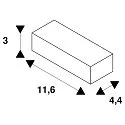 SLV LED Konstantstrom-Treiber 700mA, 12.6-19.6W, TRIAC dimmbar (R/C), inkl. Zugentlastung, Weiß