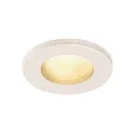 Outdoor Einbau-Downlight DOLIX OUT, IP65 IK02, rund, Ø 8.2cm / DA 68mm, GU10 QPAR51 max. 50W, Aluminium, rund, weiß