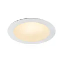 SLV LED Einbauleuchte AKALO D83 DL, 9W 3000/4200/5700K 800-880lm 90°, weiß