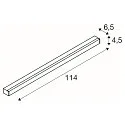 SLV LED Wall and Ceiling luminaire SIGHT 115 CW, 37.3W 3000K 3100lm, white