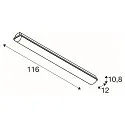 LED Outdoor Wall and Ceiling luminaire IMPERVA 120, IP66 IK08, 40W 120°, 3000K 4200lm, grey