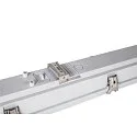 SLV LED Outdoor Wand- und Deckenleuchte IMPERVA 150, IP66 IK08, 55W 120°, 4000K 7100lm, Grau