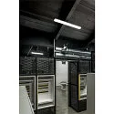 SLV LED Outdoor Wand- und Deckenleuchte IMPERVA 150, IP66 IK08, 55W 120°, 4000K 7100lm, Grau