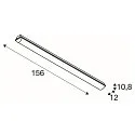 SLV LED Outdoor Wand- und Deckenleuchte IMPERVA 150, IP66 IK08, 55W 120°, 4000K 7100lm, Grau