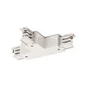 Zubehör für 3-Phasen Aufbauschiene S-TRACK ON/OFF - T-Verbinder, mit Einspeisemöglichkeit, Erde links (innen), weiß