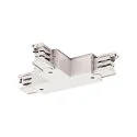 Zubehör für 3-Phasen Aufbauschiene S-TRACK ON/OFF - T-Verbinder, mit Einspeisemöglichkeit, Erde rechts (innen), weiß