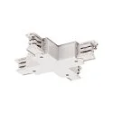 Zubehör für 3-Phasen Aufbauschiene S-TRACK ON/OFF - X-Verbinder, IP20, max. 16A, schaltbar, weiß