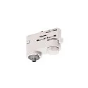 Zubehör für 3-Phasen Stromschiene S-TRACK ON/OFF - Pendelleuchten-Adapter, für offene Kabel, schaltbar, weiß