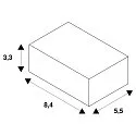 SLV Zubehör für 3-Phasen Stromschiene S-TRACK ON/OFF - Pendelleuchten-Adapter, für offene Kabel, schaltbar, weiß