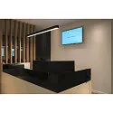 LED Profil-Pendelleuchte GLENOS, 100.5cm, UGR < 28, dimmbar 1-10V, 43W 3000K 2850lm, Mattschwarz