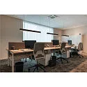 LED Profil-Pendelleuchte GLENOS, 100.5cm, UGR < 28, dimmbar 1-10V, 43W 3000K 2850lm, Mattschwarz