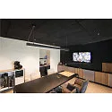 LED Pendelleuchte GLENOS, 200.5cm, UGR , 85W 3000K 5700lm, Mattschwarz