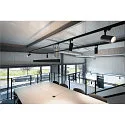 SLV LED Pendelleuchte GLENOS, 200.5cm, UGR , 85W 4000K 6600lm, Mattschwarz