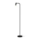 SLV Premium-LED Stehleuchte KARPO FL, drehbar, schwenkbar, CRi >90, Touch-Dimmer (3-stufig), 6.2W 3000K 360lm 40°, schwarz