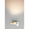 SLV LED Wandleuchte MERADO FLOOD WL, TRIAC dimmbar, dreh- und schwenkbar, 40W 115°, 3000K 3000lm, Weiß