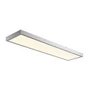 SLV LED Deckenleuchte PANEL für BAP, 120 x 30cm, UGR , 45W 4000K 3400lm 90°, silbergrau