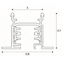 EUTRAC 3-Phasen Einbauschiene 2 m, weiß - Nachfolgermodell verfügbar 1001531