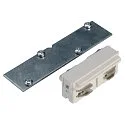 Längsverbinder für EUTRAC®3-Phasen Stromschiene (Einbauversion), elektrisch / mechanisch (Set), Weiß