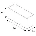Eutrac EUTRAC Pendelleuchten-Adapter für HV 3-Phasen Schiene, weiß