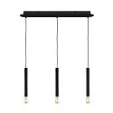 SLV FITU 3er Rosette für FITU PD Pendelleuchten, LANG, max. 16A, Schwarz