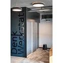 SLV LED Decken-/Pendelleuchte MEDO 90 CL AMBIENT, 78W 3000/4000K 10100/125lm 105°, TRIAC dimmbar, schwarz