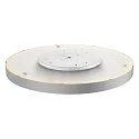 SLV LED Wall-/Ceiling luminaire MEDO 90 CL CORONA, 78W, 105°, 3000/4000K, 10100/125lm, TRIAC, gray