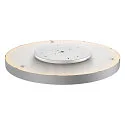 SLV LED Decken-/Pendelleuchte MEDO 90 CL AMBIENT, Ø 90cm, 78W 3000/4000K 10225lm 105°, DALI dimmbar, grau