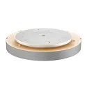 SLV Premium LED Surface luminaire MEDO 60 CW, DALI dimmable, Corona effect, 40W 3000/4000K 105°, silver grey