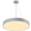 SLV Premium LED Surface luminaire MEDO 60 CW, DALI dimmable, Corona effect, 40W 3000/4000K 105°, silver grey