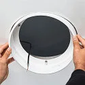 SLV LED Deckeneinbauleuchte MEDO 30 EL, rahmenlose Version, Einbau Ø 29cm, 14W 3000/4000K 1600lm 105°, Weiß