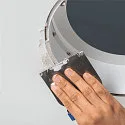 SLV LED Deckeneinbauleuchte MEDO 30 EL, rahmenlose Version, Einbau Ø 29cm, 14W 3000/4000K 1600lm 105°, Weiß