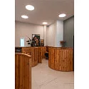 SLV LED Deckeneinbauleuchte MEDO 30 EL, rahmenlose Version, Einbau Ø 29cm, 14W 3000/4000K 1600lm 105°, Weiß