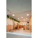 SLV LED Deckeneinbauleuchte MEDO 60 EL, rahmenlose Version, Einbau Ø 60.6cm, 36W 3000/4000K 5000lm 105°, Weiß