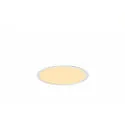LED Ceiling recessed luminaire MEDO 30 EL, frame version, Ø 29cm, 14W 3000/4000K 105°, white