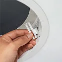 SLV LED Deckeneinbauleuchte MEDO 30 EL, Rahmenversion, Einbau Ø 29cm, 14W 3000/4000K 1600lm 105°, Weiß
