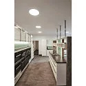 SLV LED Ceiling recessed luminaire MEDO 60 EL, frame version, Ø 60.6cm, 36W 3000/4000K 105°, white