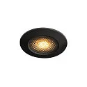 SLV Outdoor Einbau-Downlight  VARU QPAR51 DL, IP65 IK02, Ø 10cm / DA 75mm, GU10 LED max. 5W, schwarz