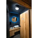 SLV LED Ceiling luminaire LED SURFACE MOUNT SPOT 1800lm, round, 48 LED, 3000K, black