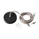 Abhänge-Set für MEDO LED Leuchten, Länge 500cm, dimmbar DALI / 1-10V, Schwarz