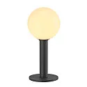 Outdoor Stehleuchte GLOO PURE 44 Pole, E27, IP44 IK04, Schirm Ø 20cm, Höhe 44cm, Anthrazit