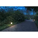 SLV Outdoor Floorlamp GLOO PURE 44 Pole, E27, IP44 IK04, shade Ø 20cm, height 44cm, anthracite