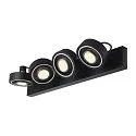 SLV Wand- und Deckenleuchte KALU CW QUAD QPAR111, 4x GU10 max. 75W, kardanisch, schwarz