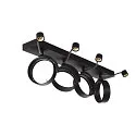 SLV Wand- und Deckenleuchte KALU CW QUAD QPAR111, 4x GU10 max. 75W, kardanisch, schwarz