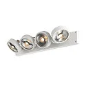SLV Wand- und Deckenleuchte KALU CW QUAD QPAR111, 4x GU10 max. 75W, kardanisch, weiß