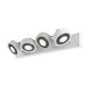 SLV Wand- und Deckenleuchte KALU CW QUAD QPAR111, 4x GU10 max. 75W, kardanisch, weiß