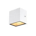 LED Außenwandleuchte SITRA S WL UP/DOWN, IP65 IK05, 11W 3000/4000K (CCT Switch) 1100/1270lm 2x105°, schaltbar, weiß