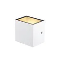 SLV LED Außenwandleuchte SITRA S WL UP/DOWN, IP65 IK05, 11W 3000/4000K (CCT Switch) 1100/1270lm 2x105°, schaltbar, weiß