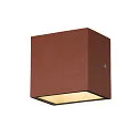 SLV LED Außenwandleuchte SITRA S WL UP/DOWN, IP65 IK05, 11W 3000/4000K (CCT Switch) 1100/1270lm 2x105°, schaltbar, rostfarben